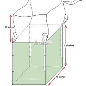 Big bagi, Bulk bag, FIBC - 2200 lbc, różne rodzaje